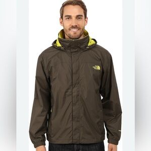 EUC The North Face Resolve Windbreaker Rain Hooded Men's Jacket Zip size medium